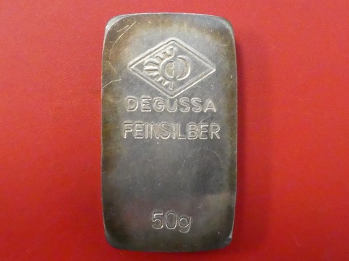 Degussa barren 50 - 50, gramm