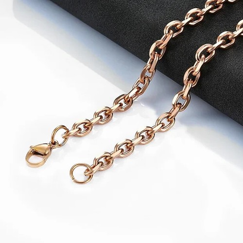 Edelstahl kette gold silber - edelstahl,