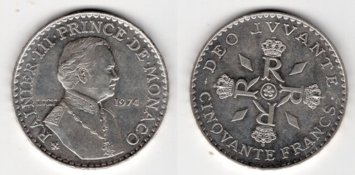 Monaco francs 1974 - ,