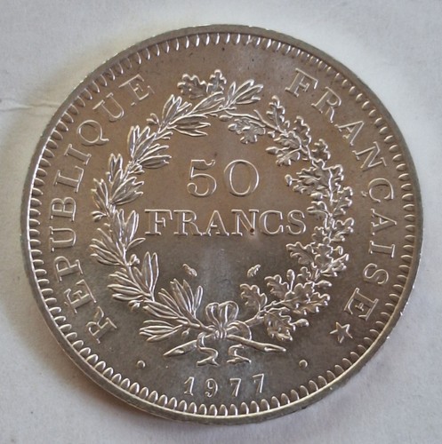 Francs silber 1977 - 50,