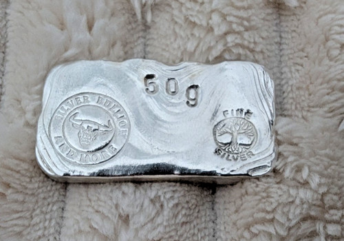 Silberbarren 999 silver - 50, ,