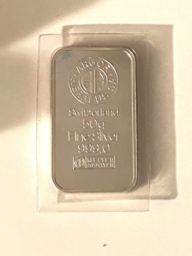 Silberbarren argor heraeus - heraeus, 50