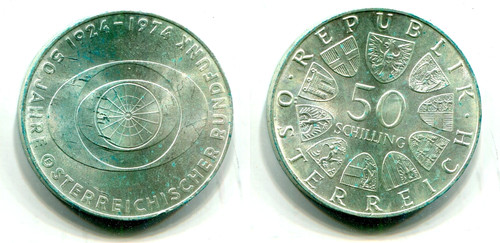 Schilling österreich 1974 - 50,