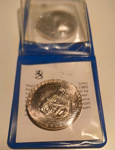 Silbermünze finnland 50 - 2x,