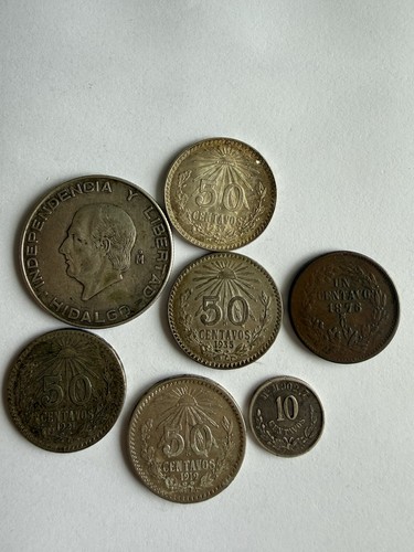 Mexiko silbermünzen lot - silbermünzen, 5