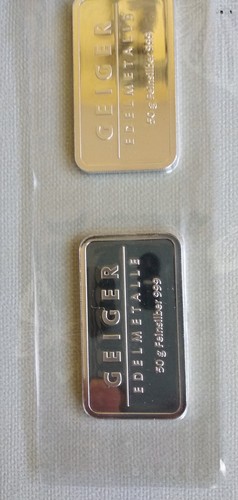 Silberbarren geiger - 50, g