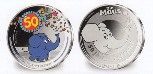 Jahre elefant münze - 50,