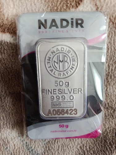 50•GRAMM•SILBER-BARREN-NAD