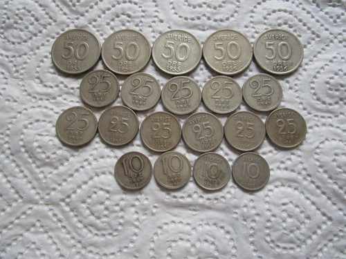 Schwedische silbermünze 5 - 20,