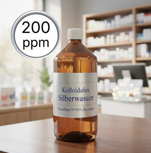 Kolloidales silberwasser - kolloidales,