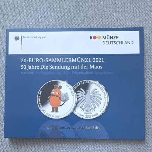 Münze 2021 50 jahre - 20€,