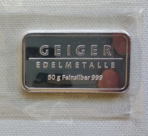 Silberbarren geiger - g,