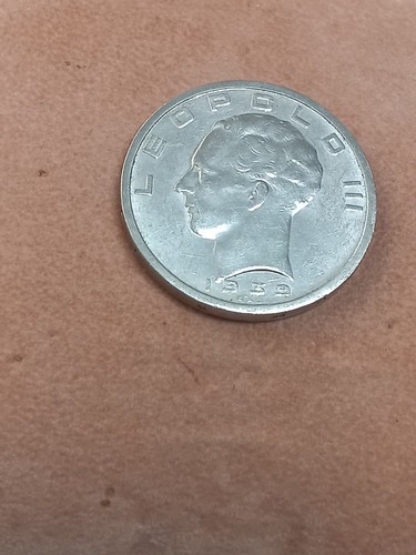 Silbermünze franc leopold - , 50