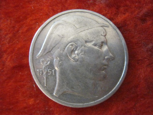 Silber münze 1951 francs - 1951,